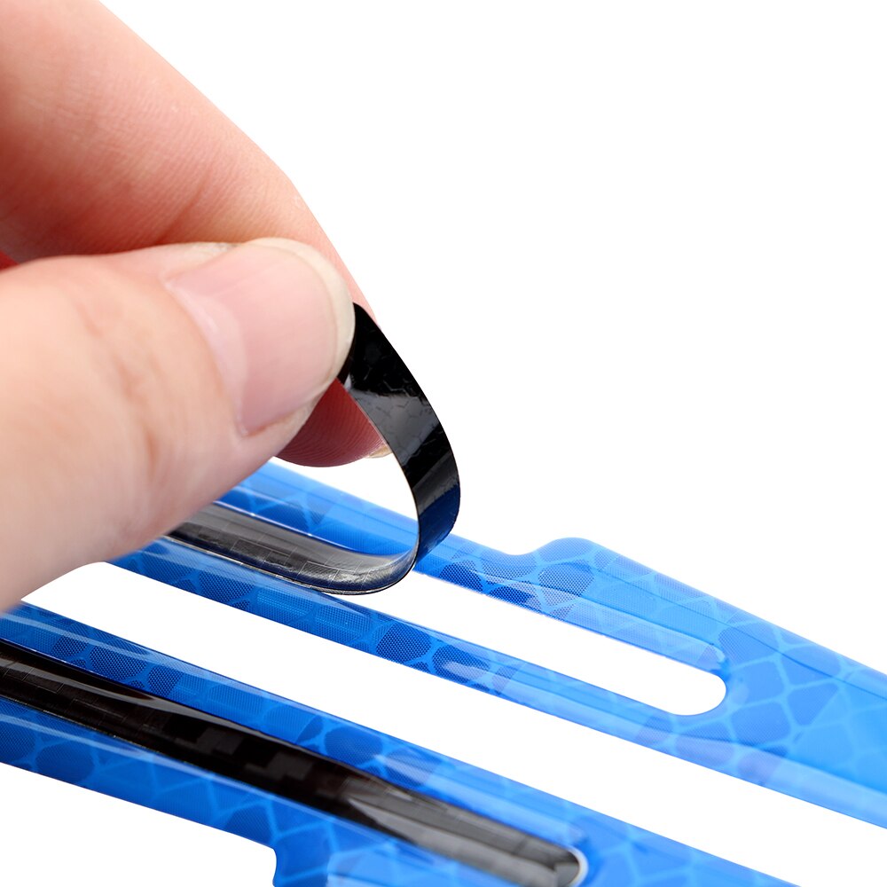 2Pcs Precut Reflective Marking Tape Strip Stickers RearView Mirror Anti-Collision Safety-Warning Sign Decals