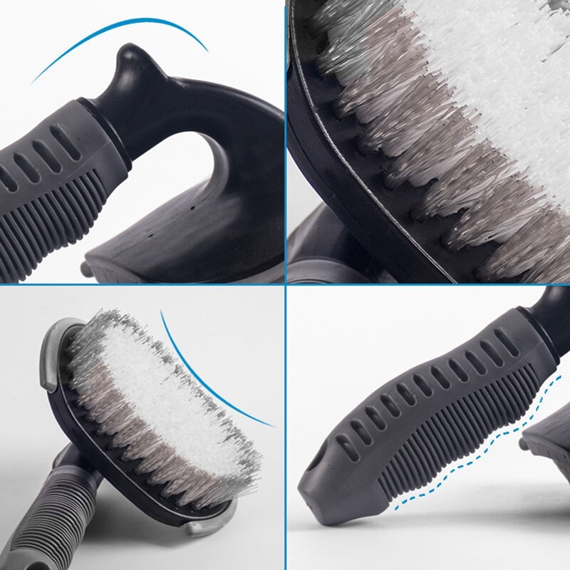 Car Wheel Brush Tire Rim Washing Tool Vehicle Tyre Cleaning Brushes Black Auto Maintenance Care Car Accessories