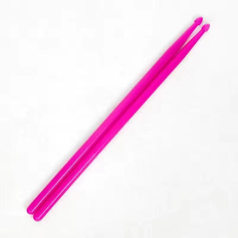 Varillas de batería luminosas profesionales, palitos de nailon de 5A, coloridos, accesorios para instrumentos de percusión, juego de batería, 1 par