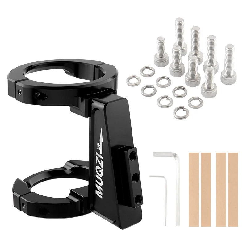 MUQZI Fiets Voortas Houder Voor Birdy Dahon SP8 412 Vouwfiets Voortas Carrier Mount Adapter: WHITE