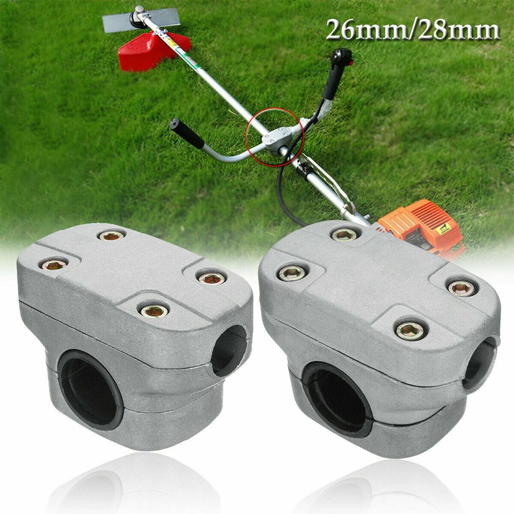 Hållbar hållare gräsklippare verktyg röjklippare tillbehör fäste handtag klämma fast trimmer universal praktisk aluminium lyx