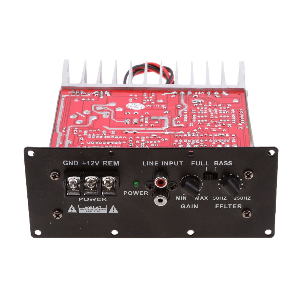 Universal 12V Car Audio Amplifier Subwoofer Module Gain Filter Switch