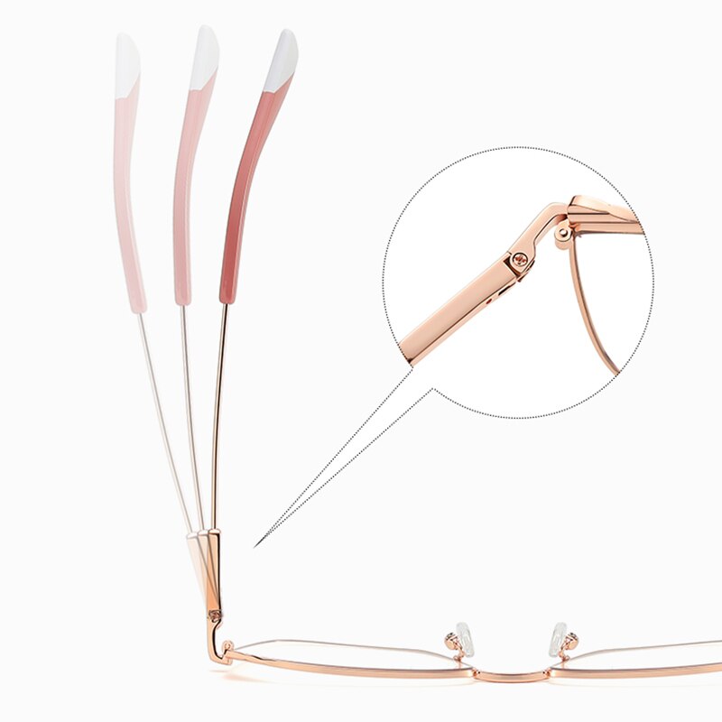 2022 Women Glasses Frame Stylish Female Optical Eyeglasses Prescription Eyewear Full Rim Cat Eye Alloy Spectacle