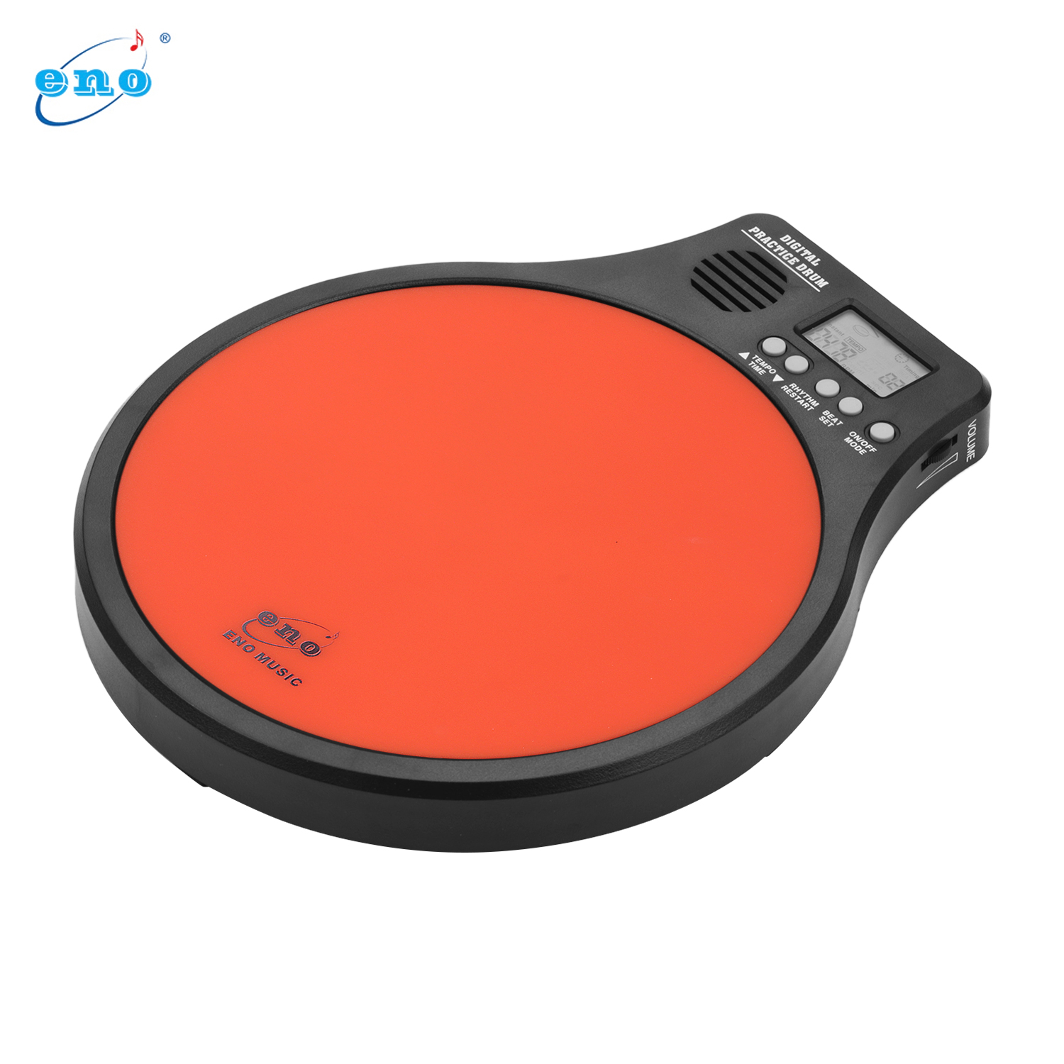 3-in-1 Portable Electronic Drum Pad Digital Practice Training Metronome Drum Machine with Counting Speed Detection
