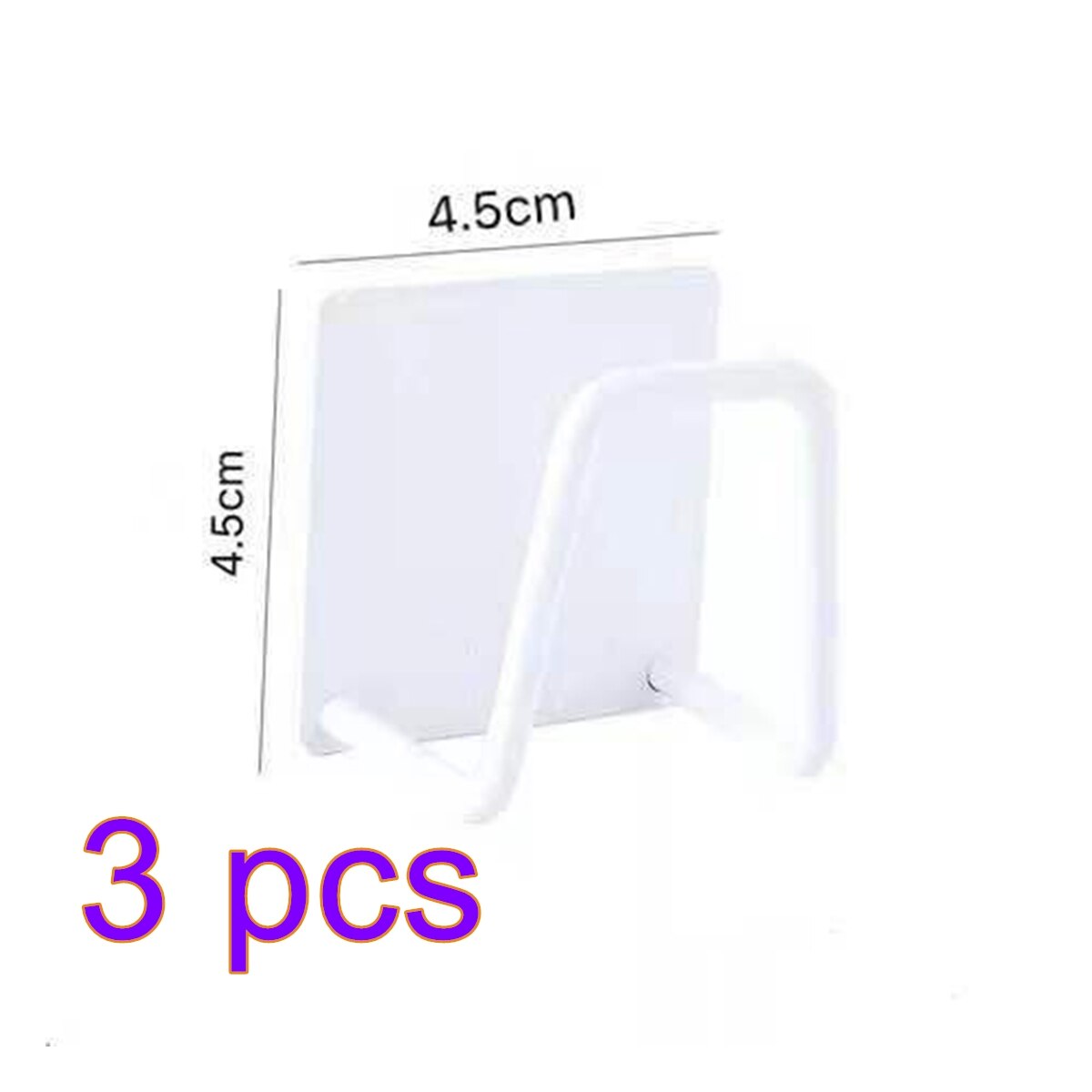 Égouttoir auto-adhésif en acier inoxydable, support pour éponge d'évier de cuisine, crochet mural de séchage, organisateur de rangement d'accessoires: 1 3pcs