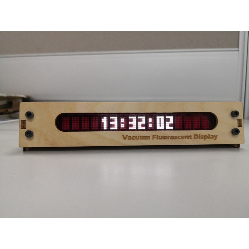 Skärmdisplay skrivbord vfd klocka flipklocka digital ledklocka pomodoro timercreativ hemklocka vakuumfluorescerande display