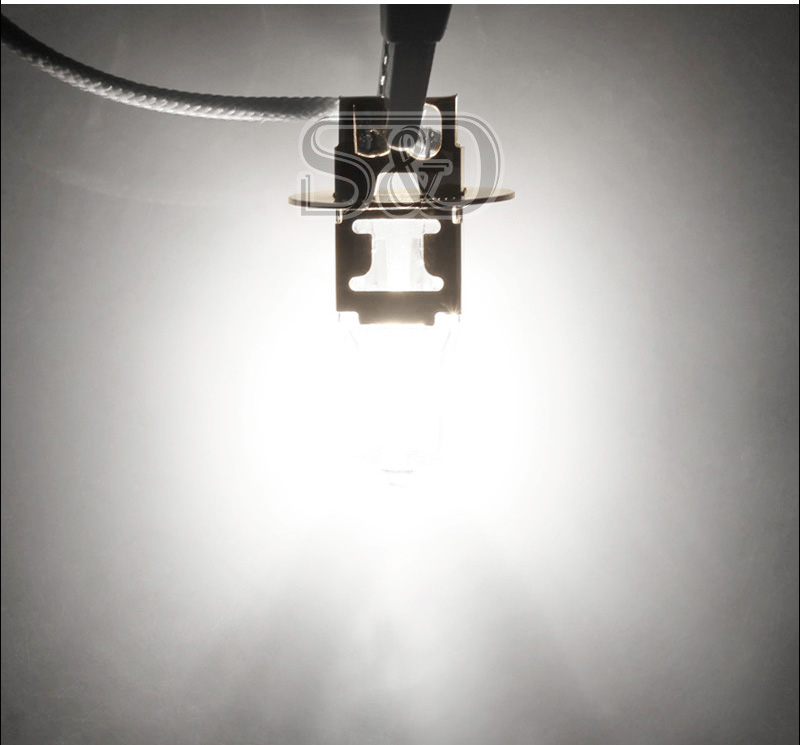 Bombilla halógena de alta potencia para faro delantero de coche, luz de estacionamiento automático de 55W, 2 uds., H3, 100W, 12V, Super brillante, blanco