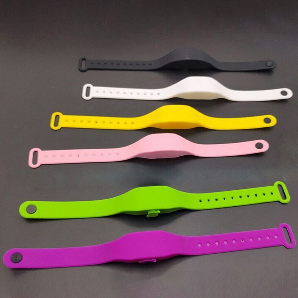 Multicolor Liquid Soap Wristband Gel Dispenser Sanitizer Holder Bracelet Hand Belt with Bottle for Hands Washing Accessories