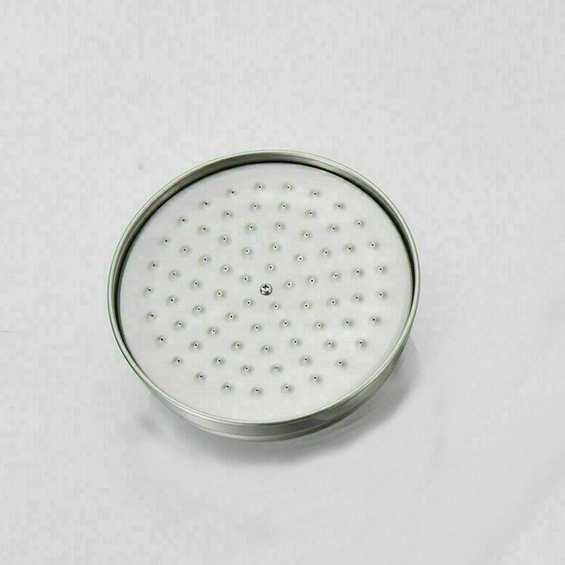 Okrągła głowica prysznicowa opady deszczu głowica prysznicowa natrysk z deszczownicą słuchawka prysznicowa matowy nikiel akcesoria łazienkowe