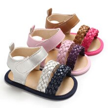 0-19M Newborn Infant Baby Girl Soft Sole Sandals Toddler Summer Shoes Bowknot Sandals