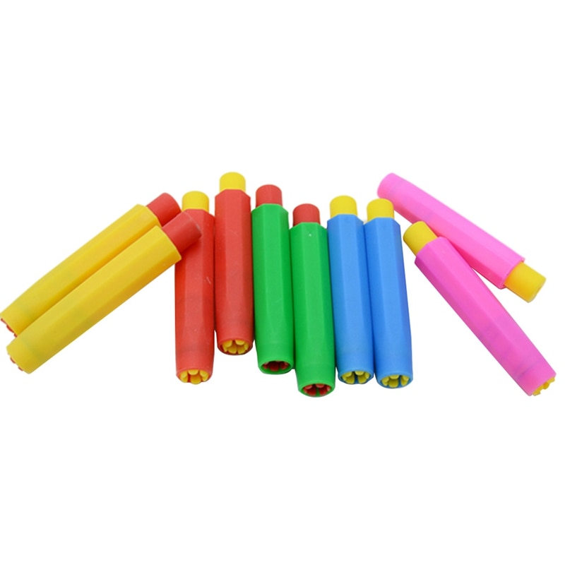 5Pcs Chalk Holder Chalk Clip Colourful Chalk Holders Clean Teaching Hold For Teacher Children Kawaii Stationery