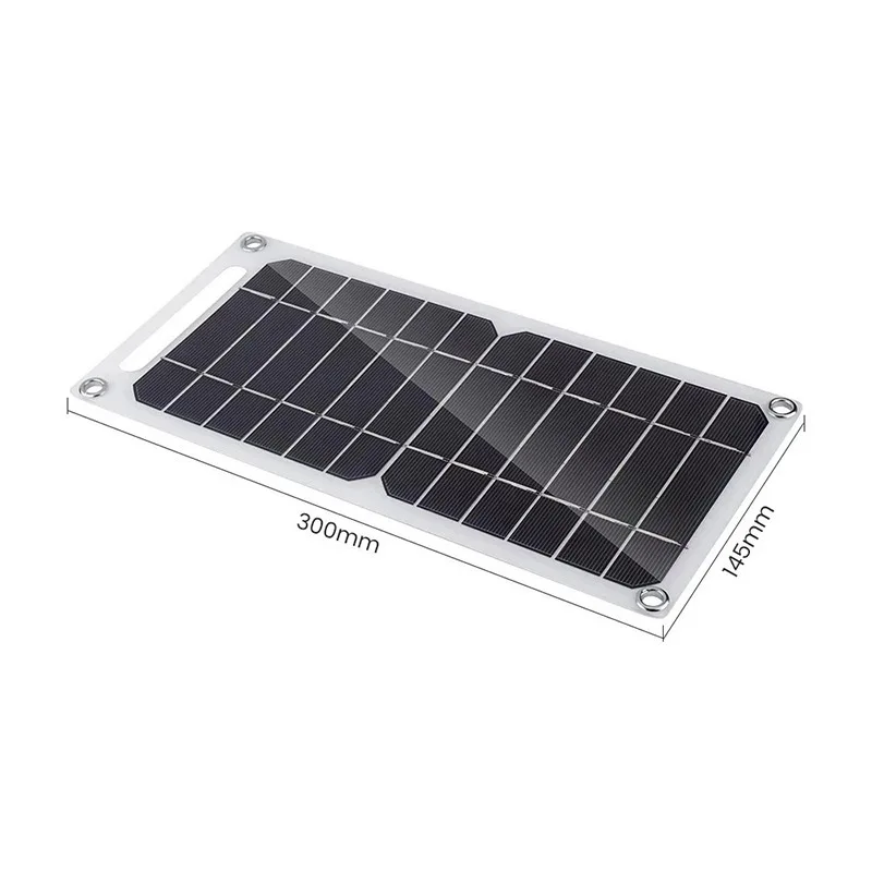 Panel słoneczny 5v 10w usb typu c, przenośny, elastyczny zestaw do ładowania, lekki, mini system do telefonów, samochód, kemping, piesze wycieczki, power banki  ip65