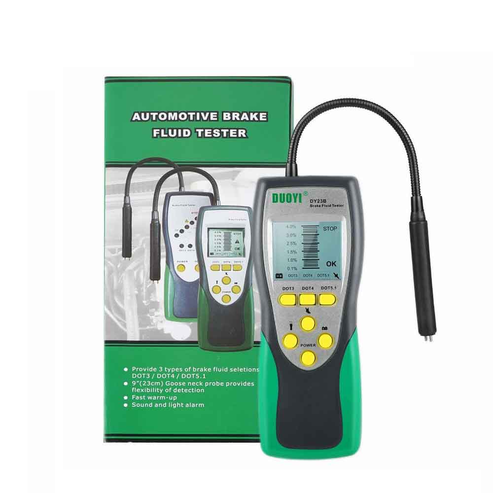Duoyi DY23/DY23B Automotive Brake Fluid Tester Digital Brake Fluid Inspection Check Car Brake Oil LED Indicator Display