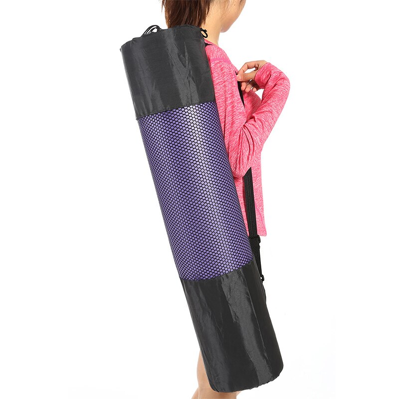 CAMEL Yoga Mat Waterproof Position Line Natural Rubber Gym Fitness Pilates Folding Non-Slip Training NBR Workout 185*80cm15mm