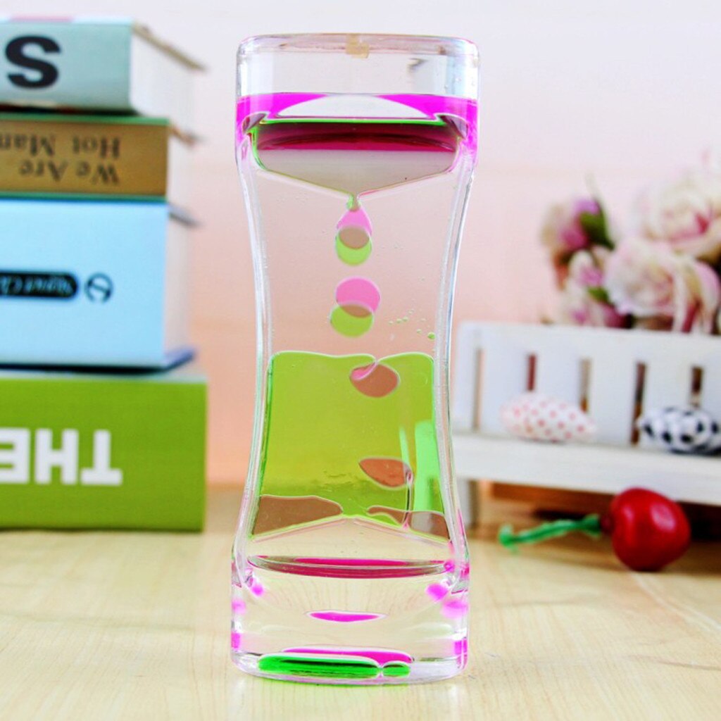 Hourglass Sensory Visual Stimulation Timer Decompression Toy Water