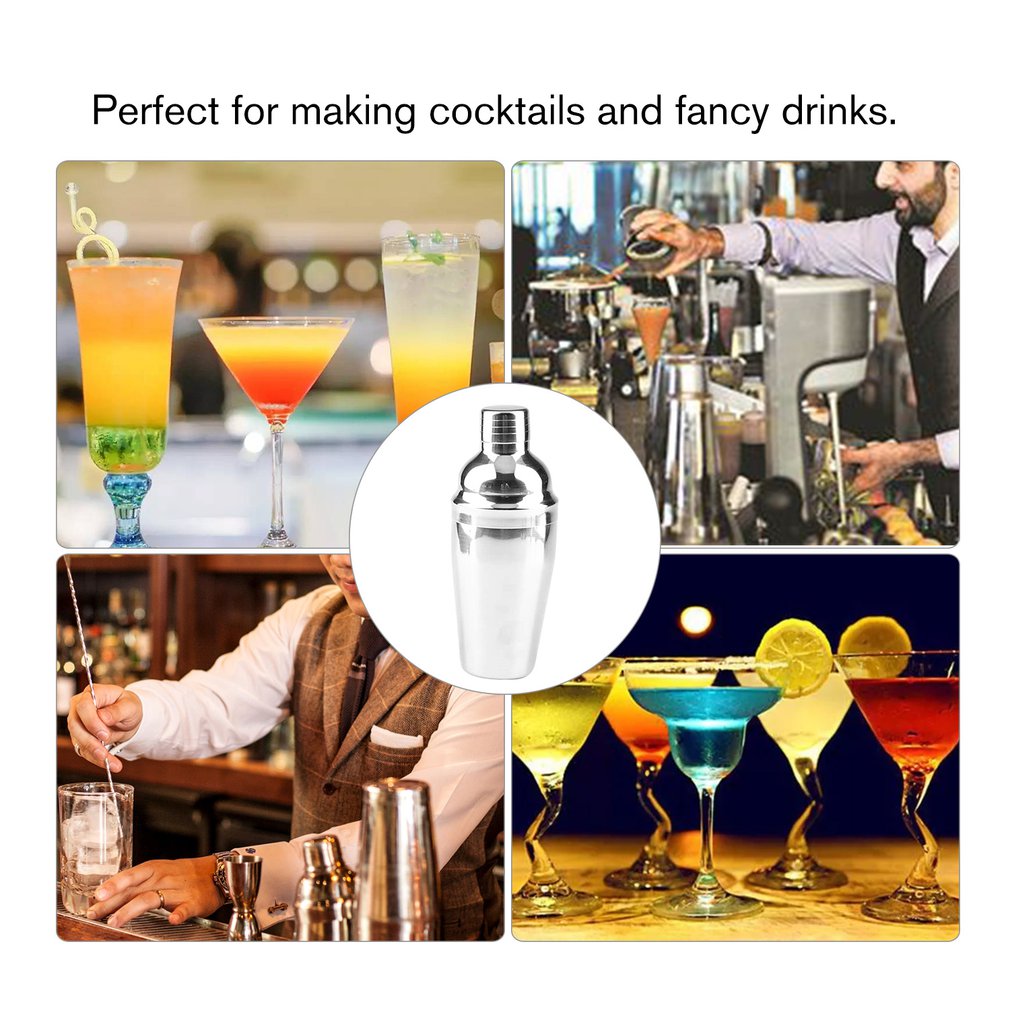 Kit de ustensiles de Bar avec support carré en bois | Ensemble de cocktails en acier inoxydable de 23 pièces pour Bar, outils de Bar de fête de boissons