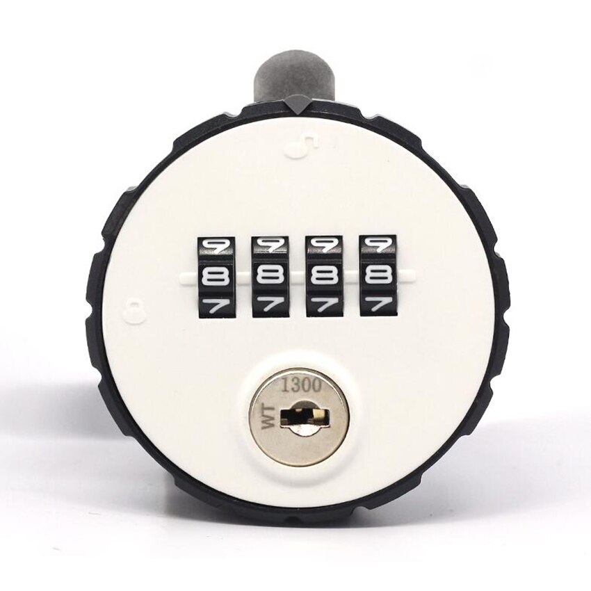 1 Set Zinc Alloy Mechanical Password Lock With Key, Digital Wheel Code Lock, Office File Cabinet Locker Password Safe Locks