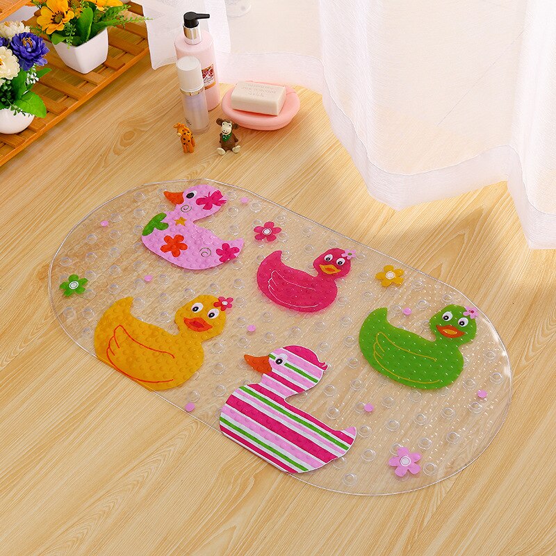 Antislip baby bad speelmat peuter speelgoed antibacterieel bad douche cartoon mat duurzaam schimmelbestendig 27 x 15 inch