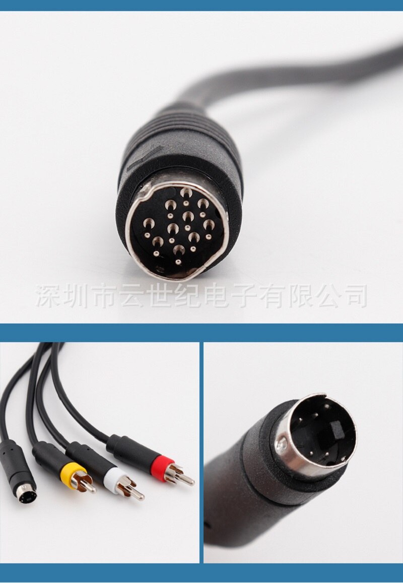 Câble vidéo multi-en 1 pour Sega Saturn SS dreamcast PS1 PS2 SNES N64 NGC