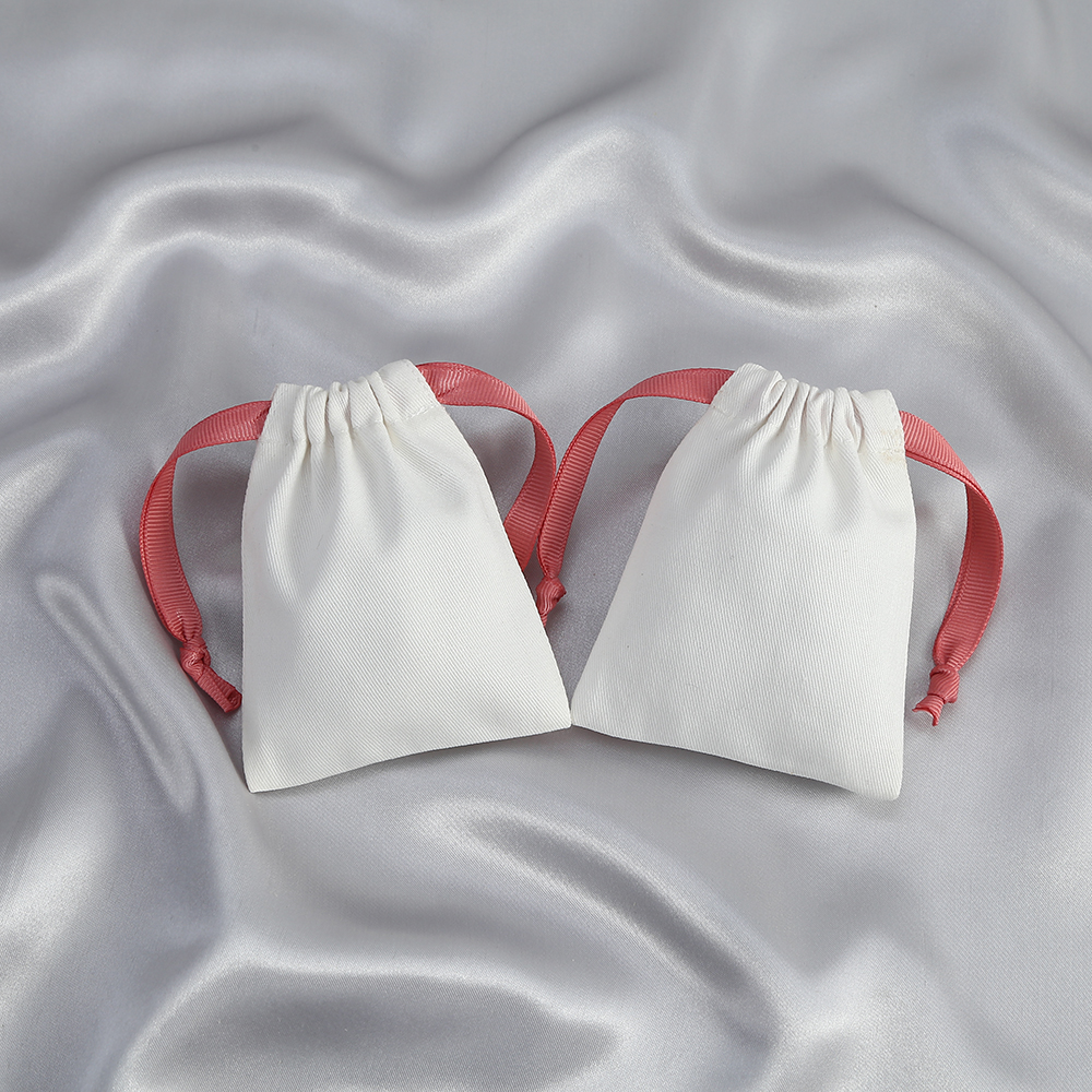 20Pcs Sieraden Verpakking Wedding Favor Tassen Kleine Katoenen Canvas Tassen Mini Tasje Ketting Oorbel Pouch