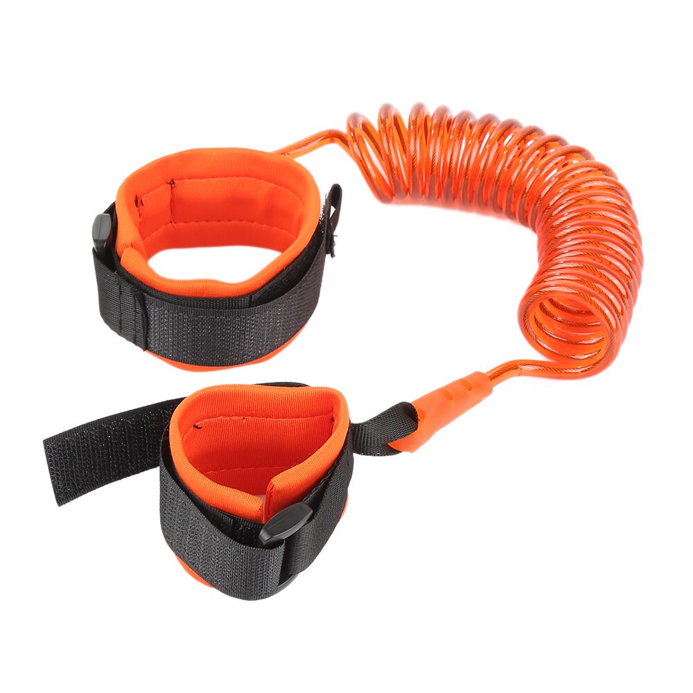 1Pc Baby Anti Verloren Pols Link Peuter Kids Baby Veiligheid Wandelen Harness Anti-Verloren Band Pols Leash Hand riem Anti-verloren Polsbandje: 02 orange