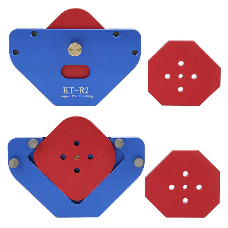 Wood Panel Radius Quick Carpentry Fillet Woodworking Arc Positioning Template for Carpenter Woodworking