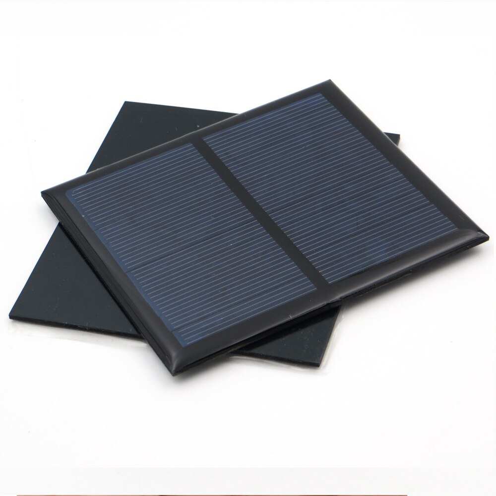 5.5v 160ma 0.88 watt 0.8w solcellepanel standard epoxy polykrystallinsk silicium diy batteri opladningsmodul mini solcelle legetøj
