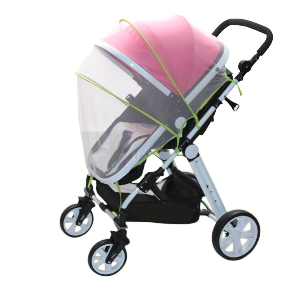 1 Stck Kleinkinder Kinderwagen Moskito Insekt Netz Sichere Gittergewebe Buggy Krippe Netz Warenkorb Moskito Sommer Baby Bett Netz Warenkorb Moskito: Grün