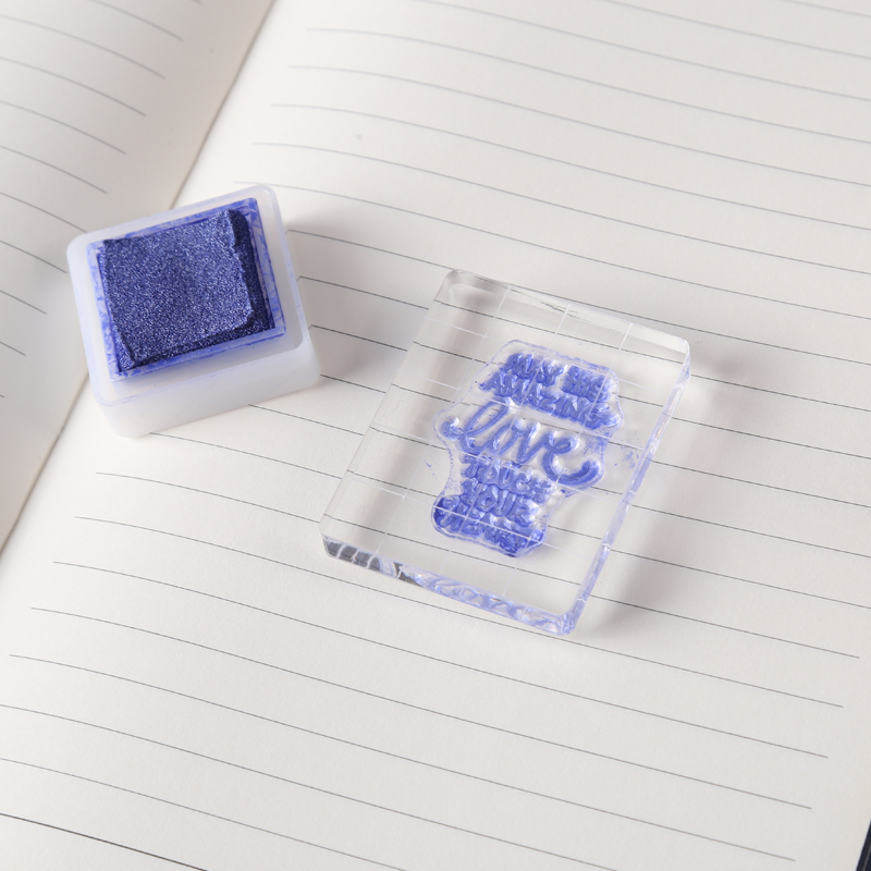 Clear Acrylic Stamp Block DIY Silicone Seals Scrapbooking / Card Making Stamping Handmade Tool