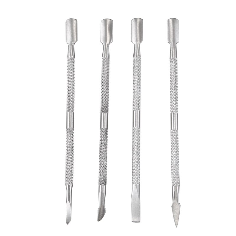 4 Pcs Manicure Manicure Tool Staal Push 4 Delige Set Nail Care Manicure Pedicure