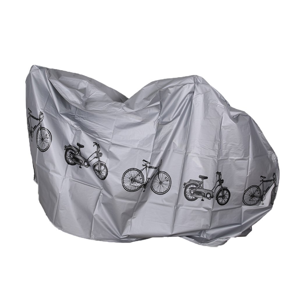 Gray Moto Bike Motorcycle Covers Dust Waterproof Outdoor Indoor Rain Protector Cover Coat For Bicycle Scooter