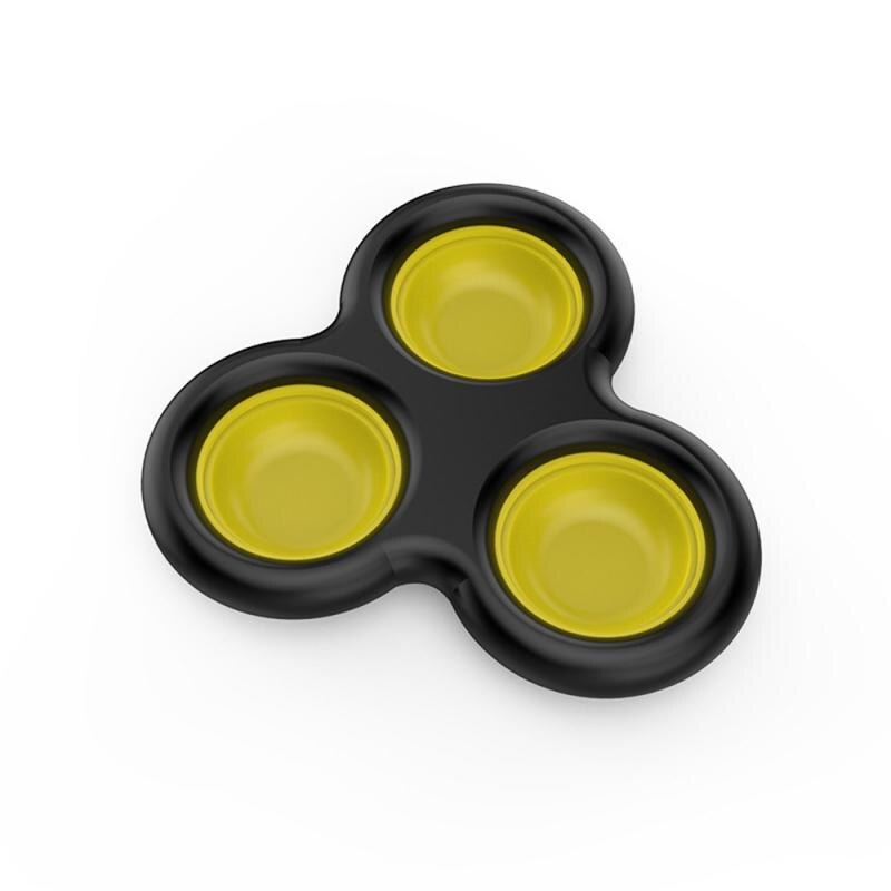 1Pc Baby Knijpen Speelgoed Creatieve Cartoon Vroege Onderwijs Intelligente Ontwikkelen Speelgoed Stress Relief Speelgoed Voor Kind Vroege Autisme Speciale nodig: yellow black