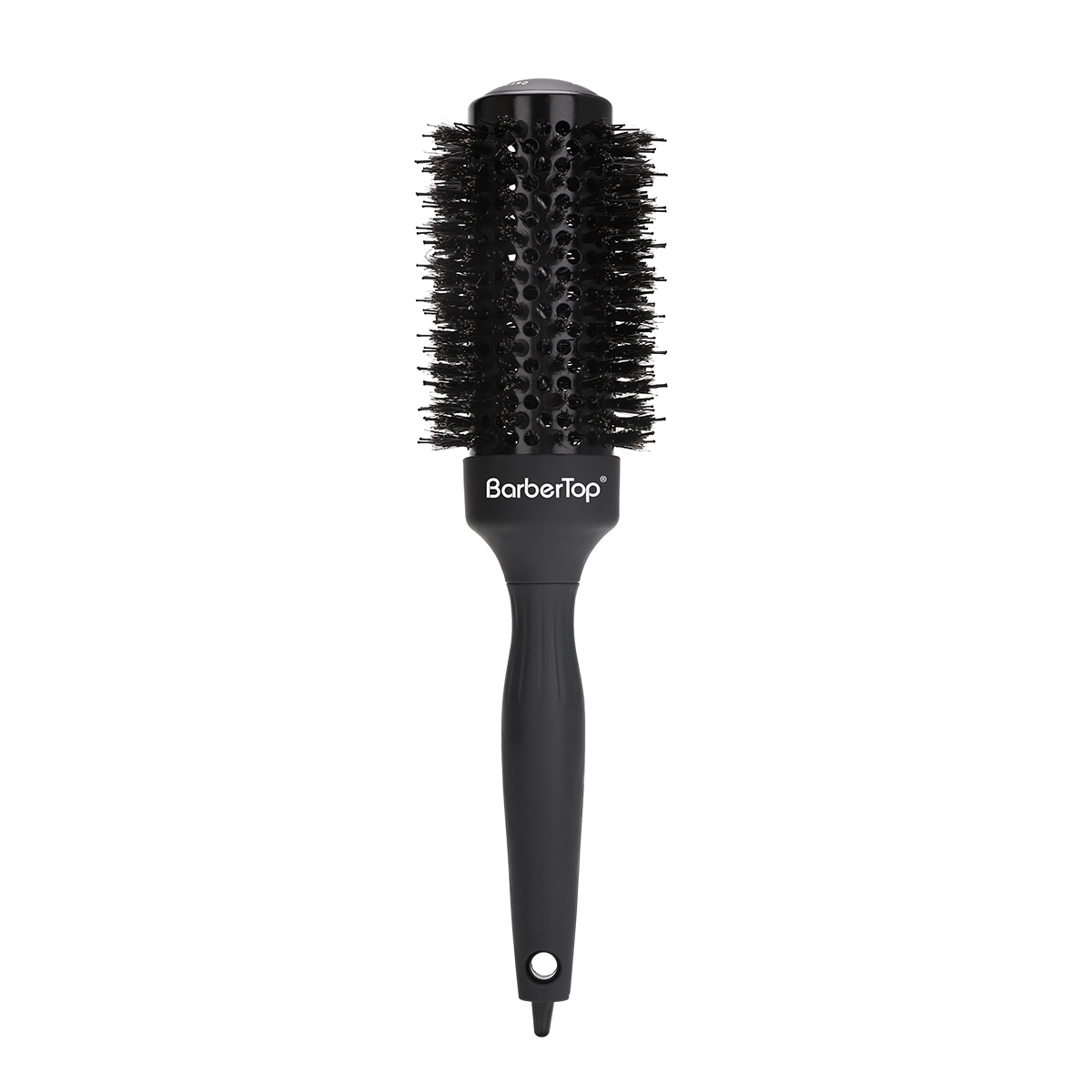 Peluquería , cepillo rodante para rizar, mango redondo, peine recto para peluquero, accesorios de estilismo para el hogar: Borgoña