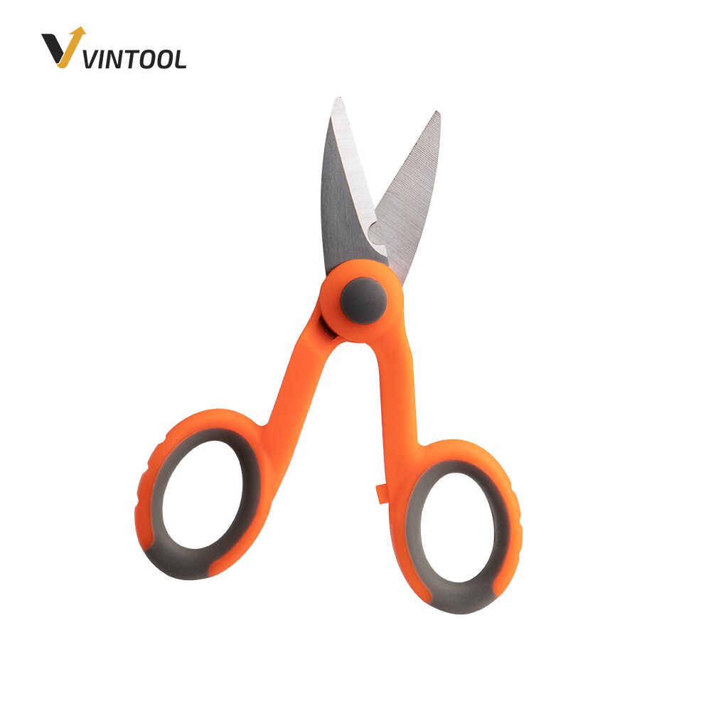 Kevlar Cutter Fiber Optic Tool PVC Non-slip Handle Optical Fiber Scissors