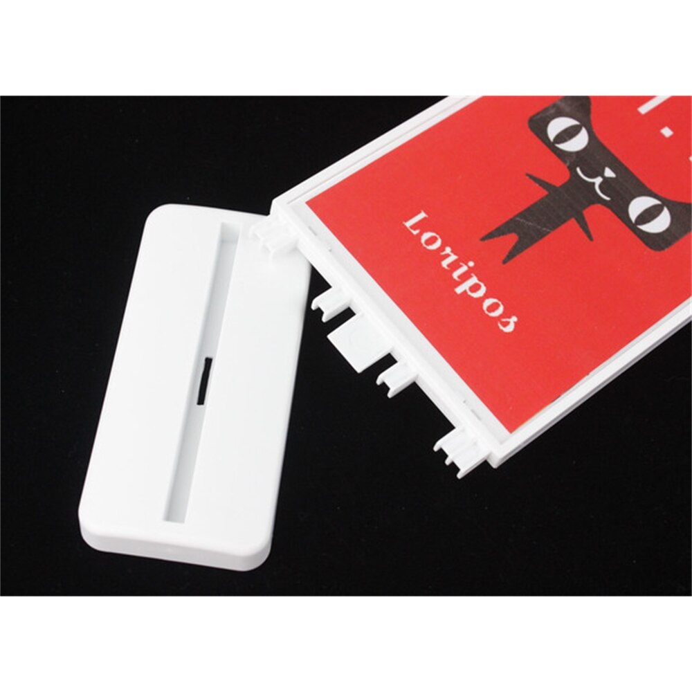 148*105mm A6 Label Price Tag Sign Photo Frame T Sign Poster Label Holder Display Rack Desktop Price Talker Picture Frame Stand