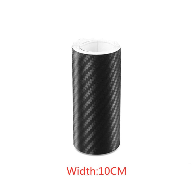 3d karbonfiber vinyl bil pakke inn ark rull film vanntett diy lim inn beskytter klistremerke bil styling tilbehør selvklebende teip: 10cm / 3m