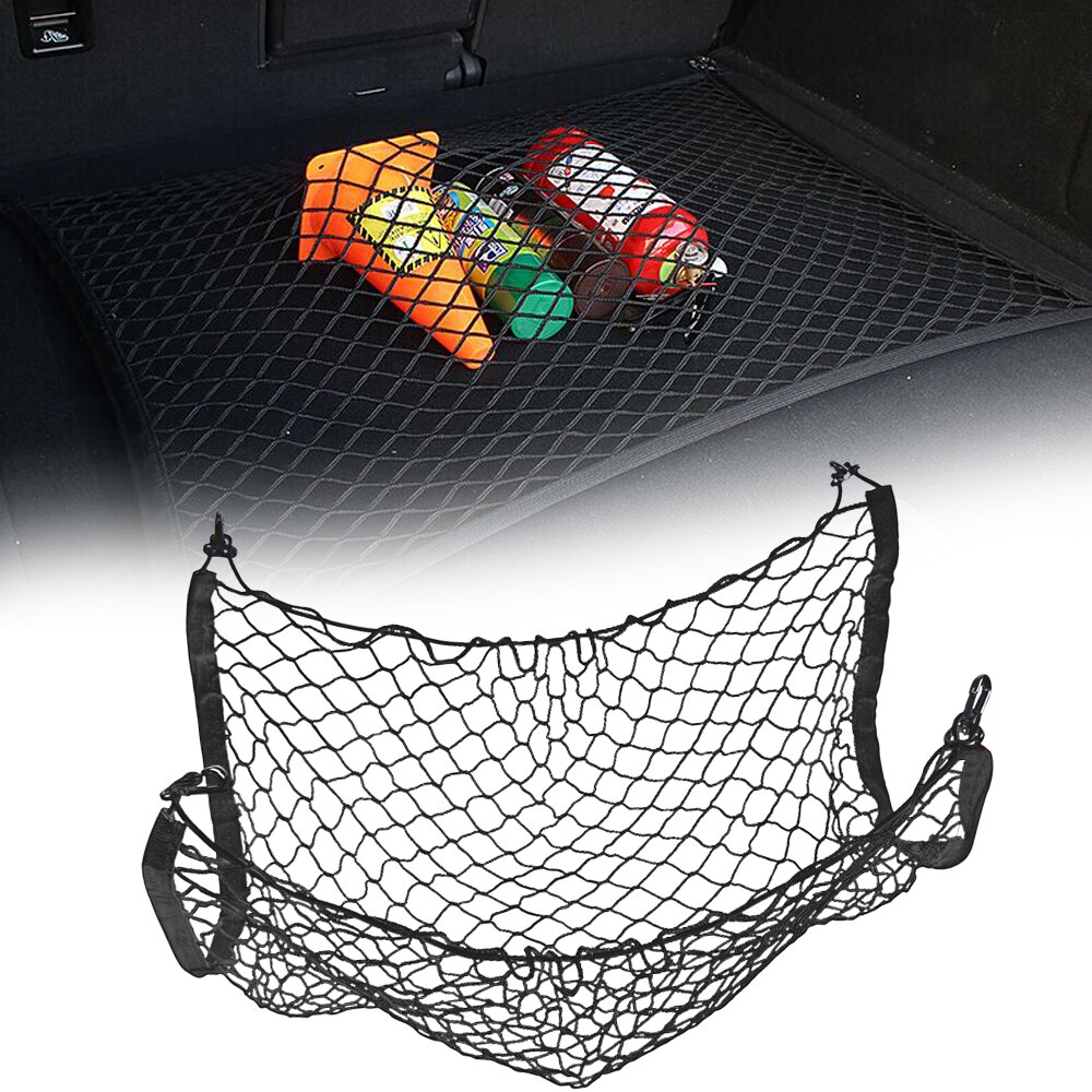 Car Trunk Nets Organizer Net 65x50 cm With Hooks f... Grandado