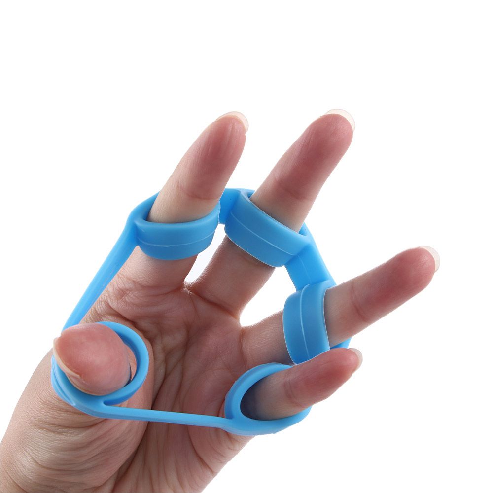 Soft Silicone Grip Device Finger Exercise Stretcher Arthritis Hand Grip Trainer Strength Training To Relieve Pain