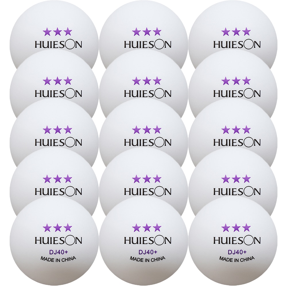 10/20/30/50 Uds. Pelotas de ping pong de 3 estrellas DJ40mm 2,8g pelotas de tenis de mesa blanco naranja amateur pelotas avanzadas para competición de entrenamiento diario