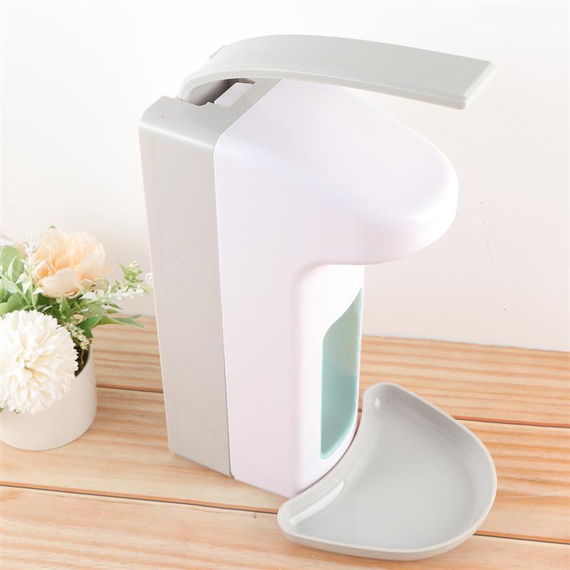 1000ML Manual Liquid Soap Dispenser Large Capacity Hand Sanitizing Machine Wall Mounted Elbow Pressing Soap Dispenser Container
