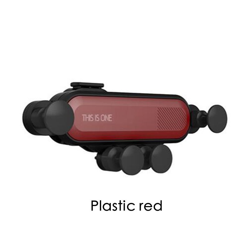 Auto accessoires zwaartekracht ondersteuning telefoonhouder voor volvo  s40 s60 s80 s90 s40 xc60 xc90 v40 v60 v90 c30 xc40 xc70 v70: Plastic rood