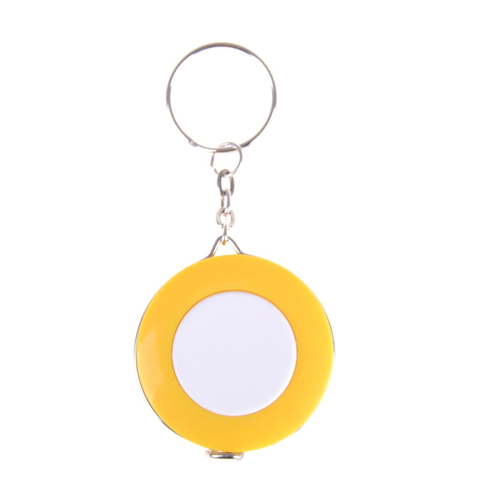 LLavero de cinta métrica de Color caramelo, 1,5 metros, tamaño de ropa, cinta métrica pequeña: 4