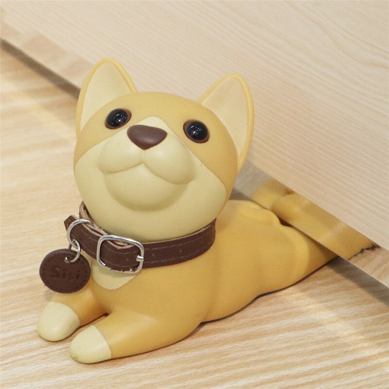 Cute Door Stops Cartoon Animal Door Stopper Silicone Shockproof Door Stops Home Improvement Children Finger Protect