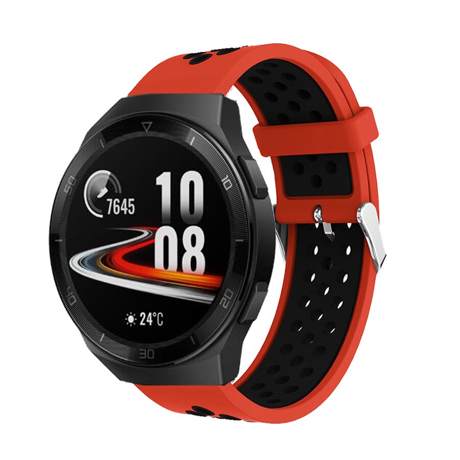 Bracelet de montre en Silicone pour Huawei montre GT 2E GT2 46mm remplacement bracelets de montre Bracelet ceinture pour Huawei montre gt2e bracelets intelligents