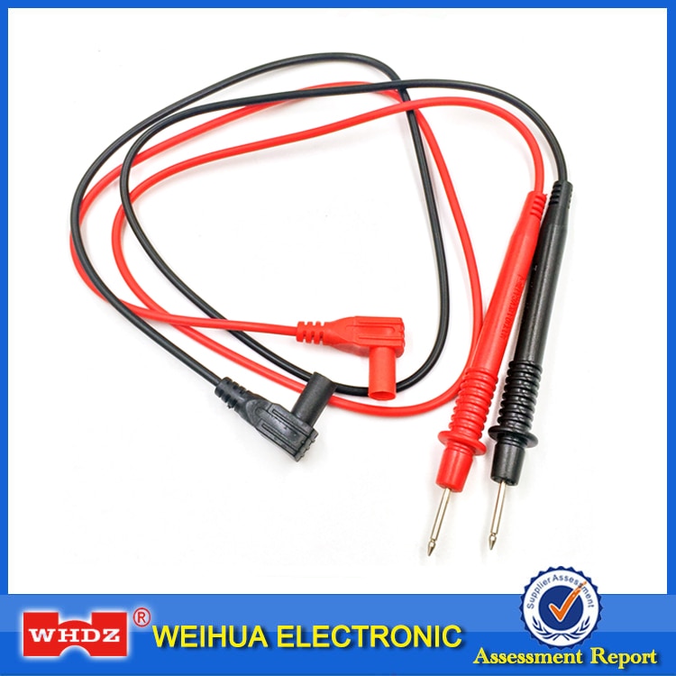 1 Pair Universal Multimeter probe Test Leads Pin multimeter cable wire reinforced Voltmeter 10A 1000V CAT II