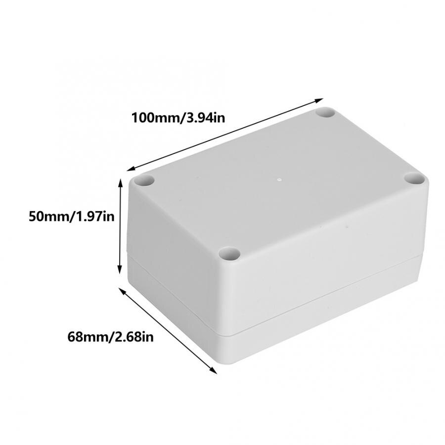 Electronic Project Instrument Power Junction Box Wiring Connection Case Outdoors Supplies 100x68x50mm
