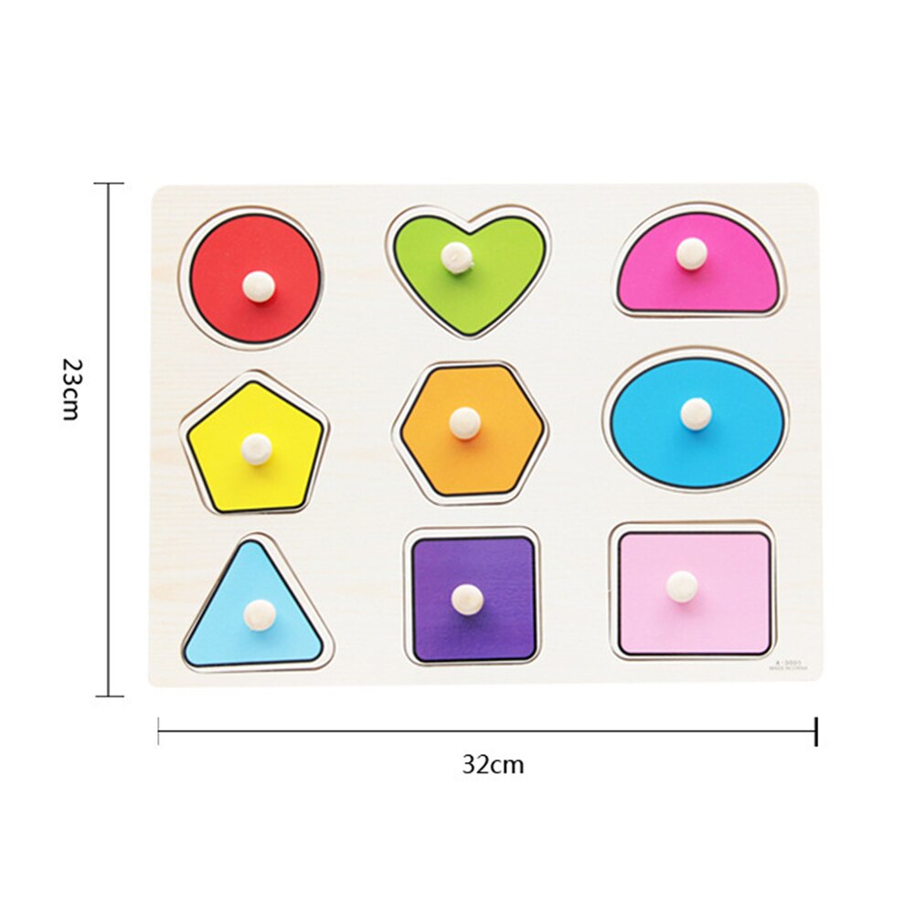 30cm Kid Early Educational Toys Baby Hand Grasp Wooden Puzzle Toy Alphabet And Digit Learning Education Child Wood Toy