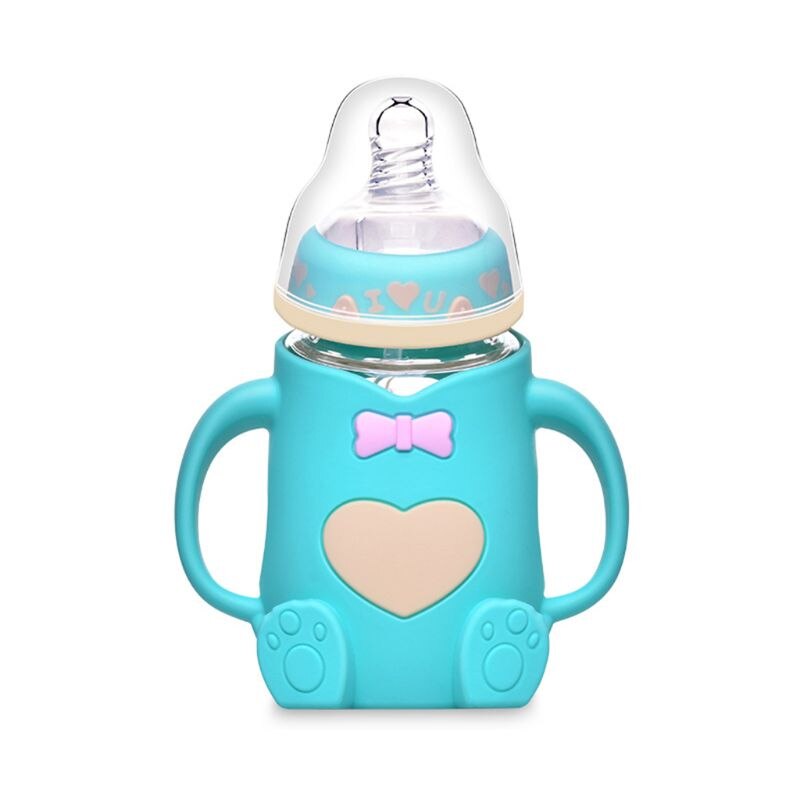 240ml Baby Silicone Milk Feeding Bottle Safe Infan...  Grandado