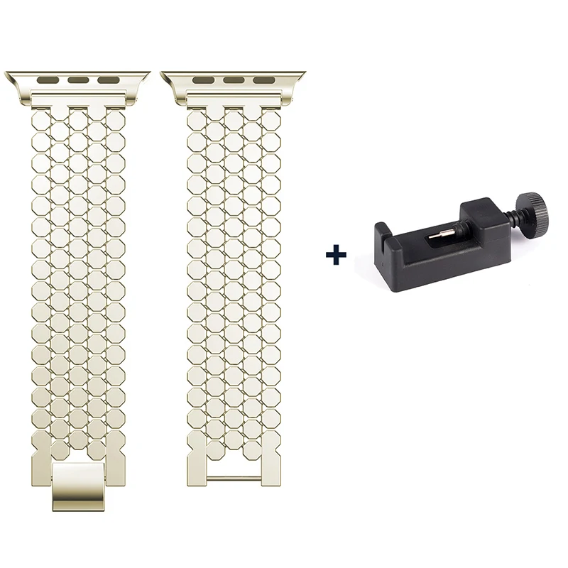 Stainless Steel Bands For Apple Watch Series 9 8 7 6 SE 5 4 3 Ultra2 1 band49 38 42 40 44 41 45mm Bracelet Loop For Iwatch Wrist: M / Blue Pink