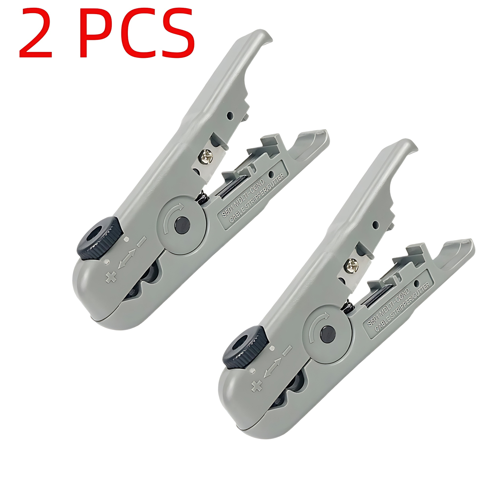 Wire Stripper Ethernet Cable Cutter Round Cable Cutting Tool Lan Cable Stripping for CAT7 CAT6 CAT5E CAT5 Round Wire: dark blue